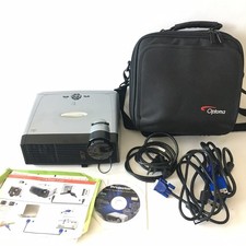 Optoma EP716 Projector w/ Padded Case, Cords, Manual and Software