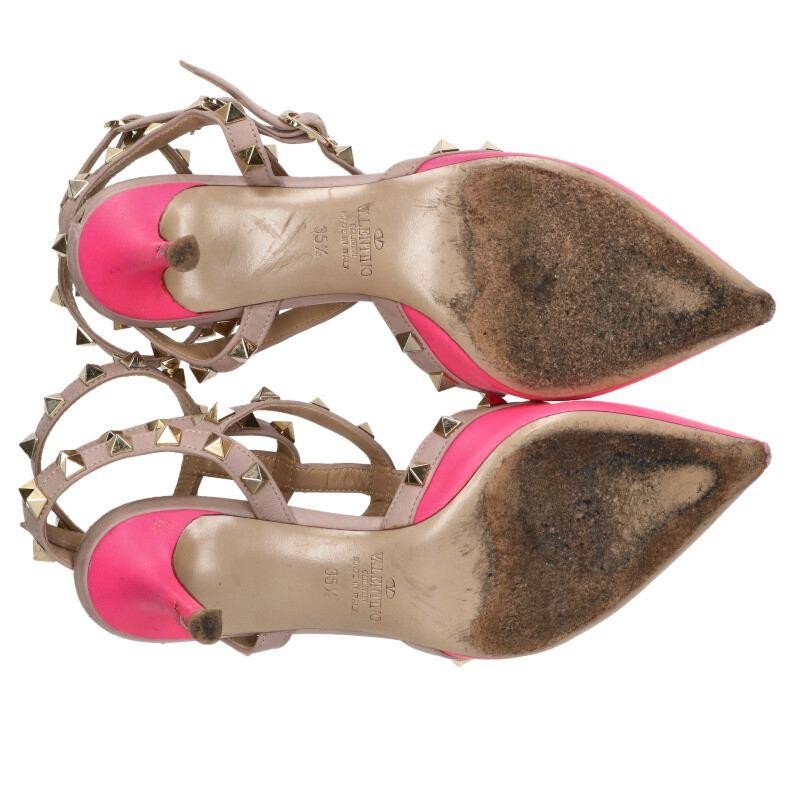 Valentino Garavani Pumps Heel Studded Leather Pink EU35.5/US5.5 116205c thumbnail 8