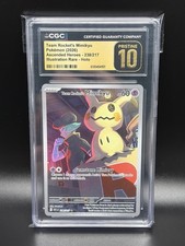 2026 Team Rocket's Mimikyu Pokemon Card #238 Ascended Heroes CGC 10 Pristine