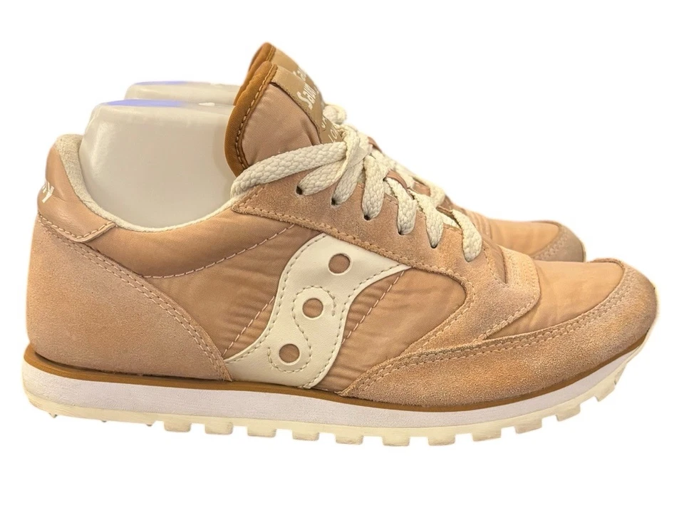 Tênis Saucony Feminino Tamanho 7.5 Jazz Low Pro Rosa Camurça Atlético Retrô - Imagem 3 de 4