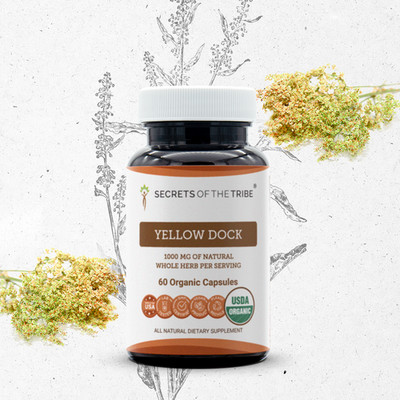 Secrets Of The Tribe Organic Yellow Dock Capsules, 500 mg