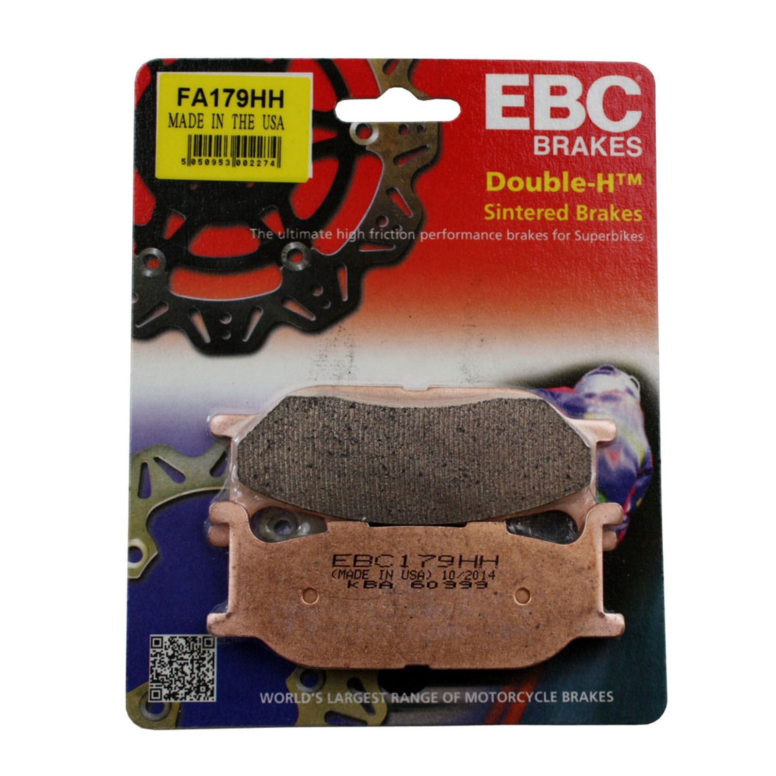 EBC FA179HH Sintered Brake Pads for CF Moto 300 SR 21-