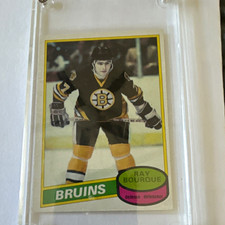 O-Pee-Chee 1979-80 Ray Bourque Boston Bruins Rookie Card #140. rookie card picture