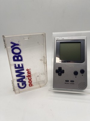 Nintendo Game Boy Pocket Handheld Spielkonsole - Silber getestet,