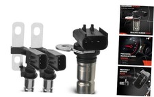 3-PC Engine Camshaft Crankshaft Position Sensors Compatible with Jeep