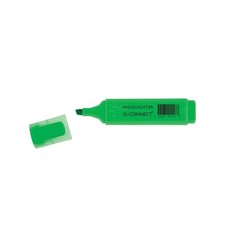 Image of Q-Connect Green Highlighter Pen (Pack of 10) KF01113