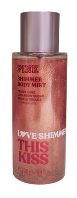 NEW Victoria's Secret Pink Love Shimmer THIS KISS Body Mist Spray, 8.4 fl oz