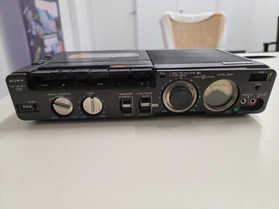 SONY CASSETTE-CORDER TCM 5000EV 3 HEAD PRO PORTABLE NO Accessories used