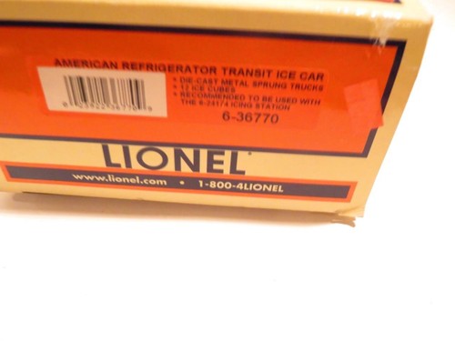 Lionel 36770 Amerikanischer Kühlschrank Eiswagen - mit 12 Würfeln - NEU - 0/027 - W70 - Bild 3 von 3
