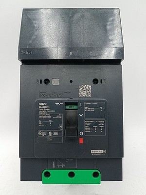 Square D BDA36050 I-Line Circuit Breaker 50A 3P 600V 3PH BDA 50 Amp 3 Pole BD50