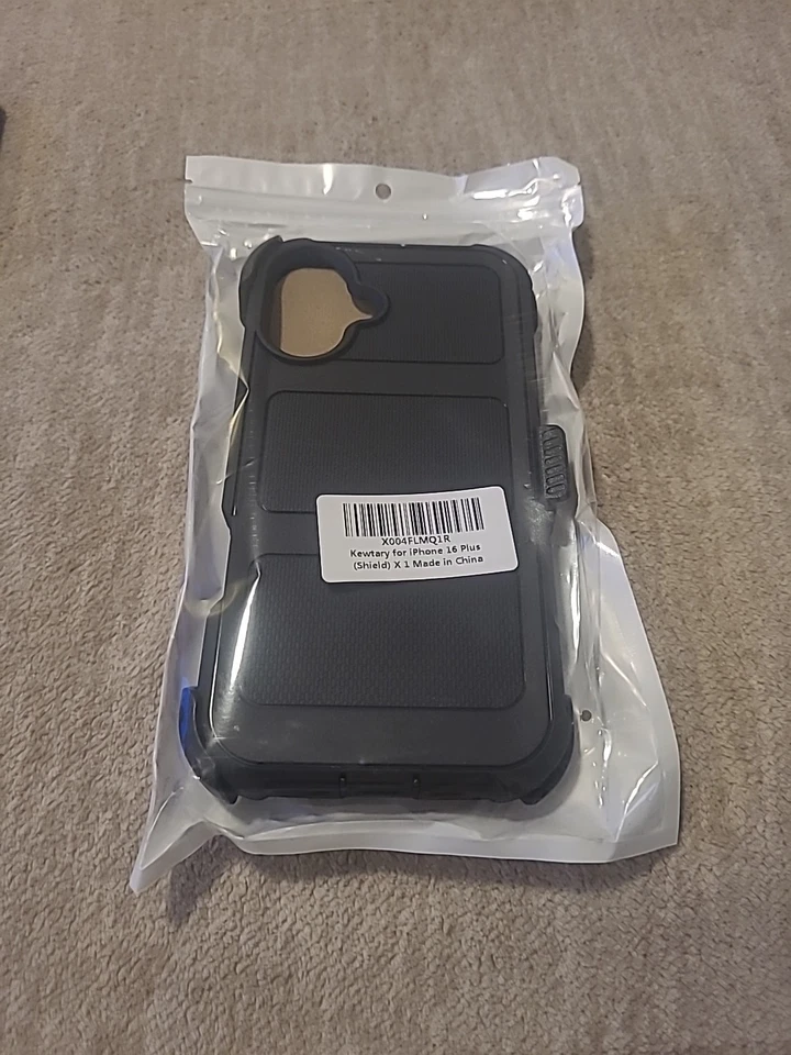 Kewtary For Iphone 16 Plus Phone Case With 180 Degree Rotatable Holster Clip... - Image 4 of 4