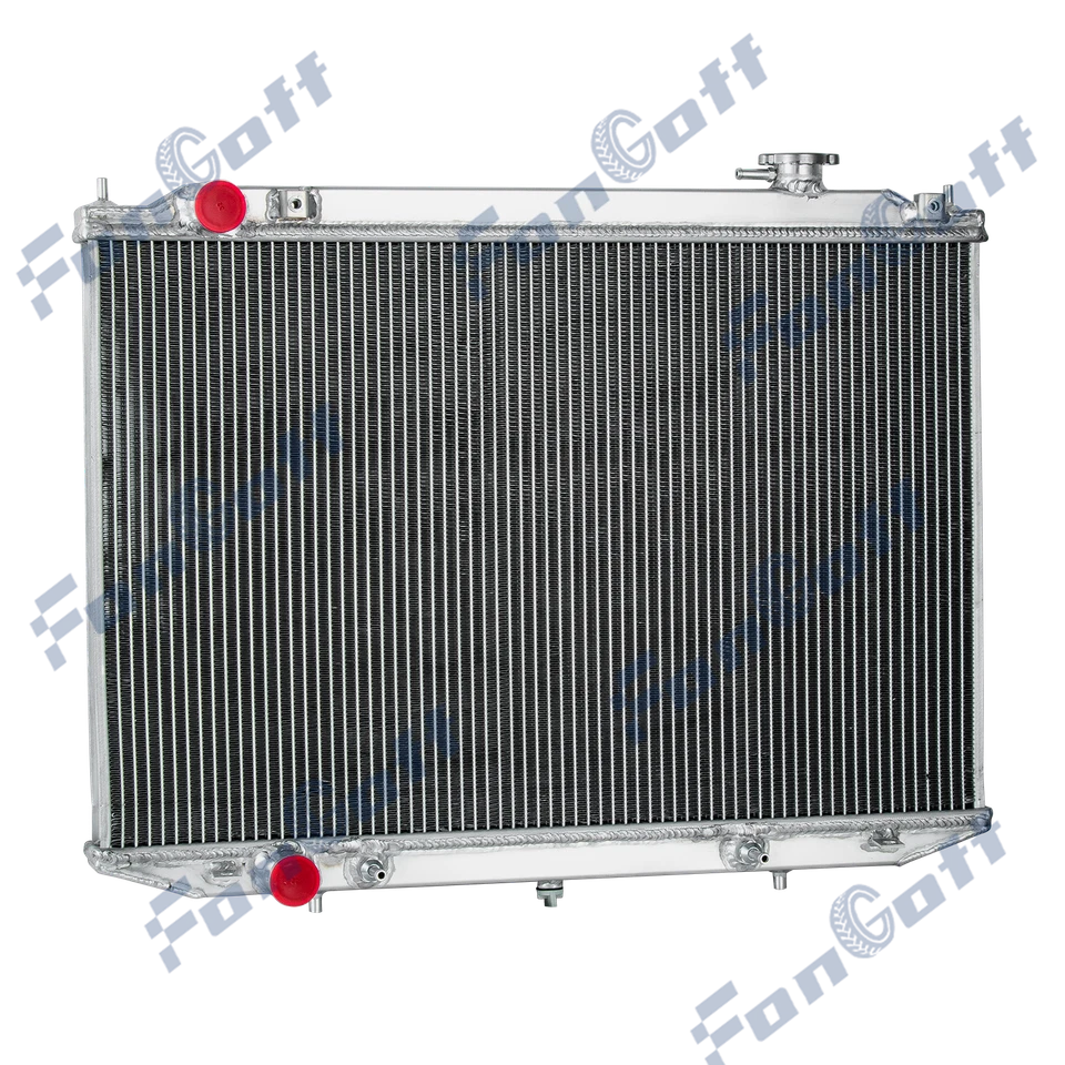 3Row Aluminium Radiator For Navara D22 2.5L YD25 4cyl Turbo Diesel 2007-2023 AT - image 3 of 4
