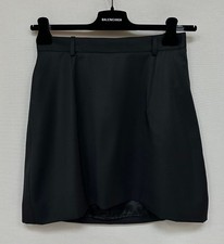 Balenciaga A-Line Large Zipper Mini Skirt 26 76747043