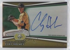 2012 Bowman Platinum Prospects Green Refractor /399 Clay Holmes #AP-CH Auto 0pm
