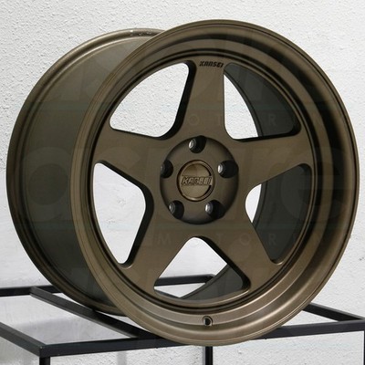17x9 Kansei Knp 5x100 35 Bronze Wheels Rims Set(4) 73.1