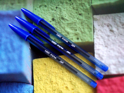 5 x BIC* Cristal ''Soft ''Ultra Smooth Kugelschreiber mit Superfluid Mine blau M