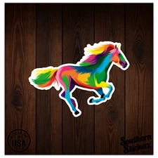 Running Horse - Vinyl Decal Sticker - Car Window Laptop - ebn8658