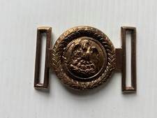VINTAGE CIVIL WAR CONFEDERATE LOUISIANA Red Brass BELT BUCKLE EARLY REPRODUCTION