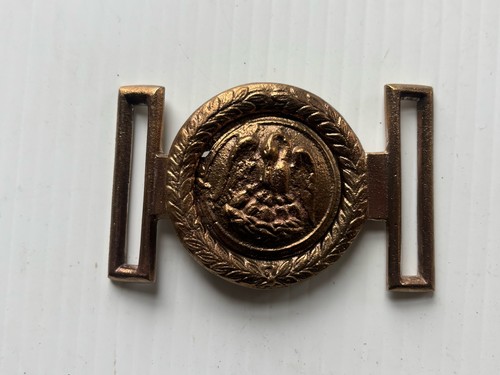 VINTAGE CIVIL WAR CONFEDERATE LOUISIANA Red Brass BELT BUCKLE EARLY REPRODUCTION