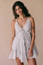 Free People Coconico Mini Baton Rouge XS Women's Tiered Cotton Dress NEW 45251