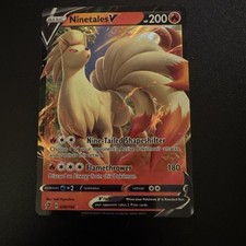 Ninetales V 026/192 Swsh02 Rebel Clash Holo Full Art Ultra Rare NM Free Shipping