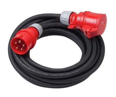 CEE Verlängerungskabel 10m Drehstrom Starkstrom H07RN-F 5G2,5 16A IP44 Kabel