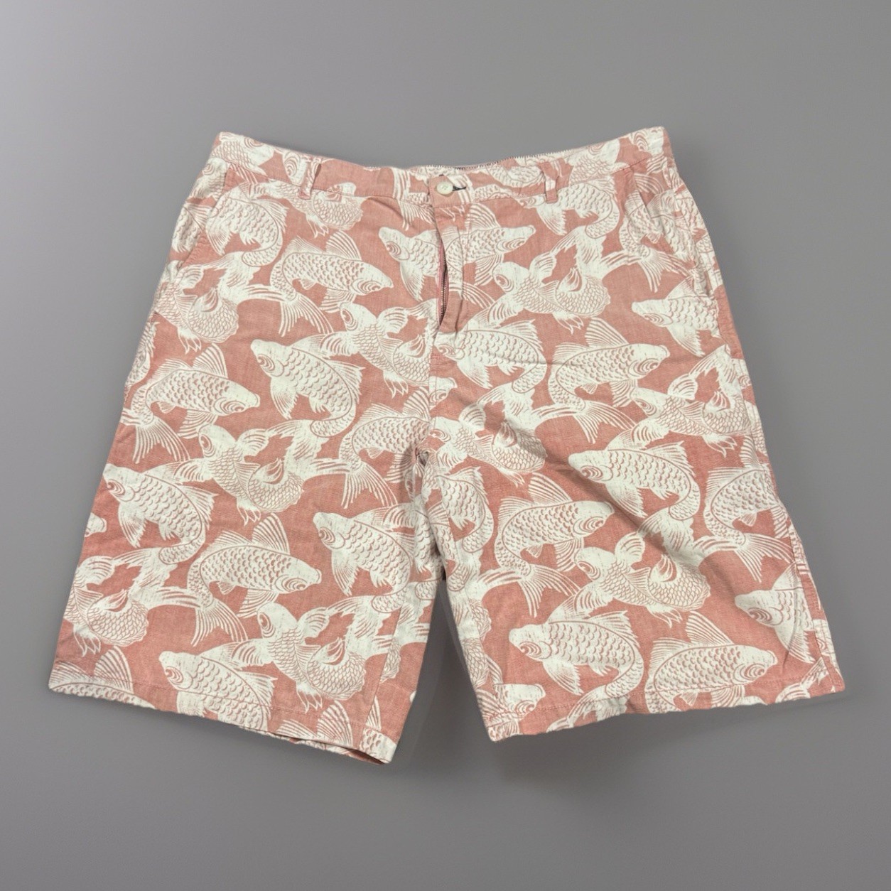 Reyn Spooner Men’s Koi Fish Print Hawaiian traditionals Casual Shorts Size 36