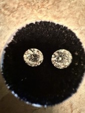 1.0 TCW pair Of .50 Carat Lab Grown Loose Diamonds