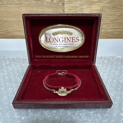Vintage 1967 Longines Women s Watch 14k Gold Adjustable / DE4 Needs New Battery