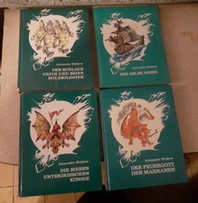 4 Kinderbücher Alexander Wolkow Gelbe Nebel, Urfin usw. Gebundene Ausgaben