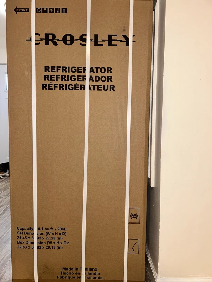Nuevo Crosley Frigorífico Congelador Color Negro Acero Inoxidable Foto 2 de 2