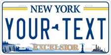 Custom NEW YORK "Excelsior" – Personalized Novelty Plate 