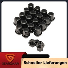 Radmuttern Muttern Schrauben M12x1,5 Geeignet für Ford Mondeo Alufelgen Schwarz