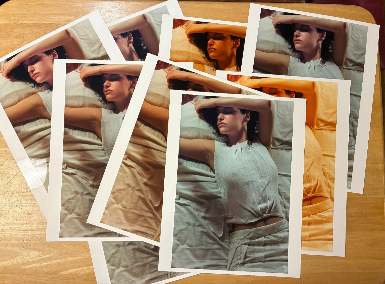 1999 S. Vega Model Lot – Contact Sheets, Polaroids, Enlargements – MIKCO/D. Kim