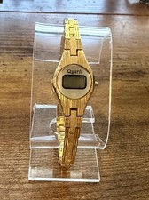 Vintage Gold Tone Digital Quartz Watch