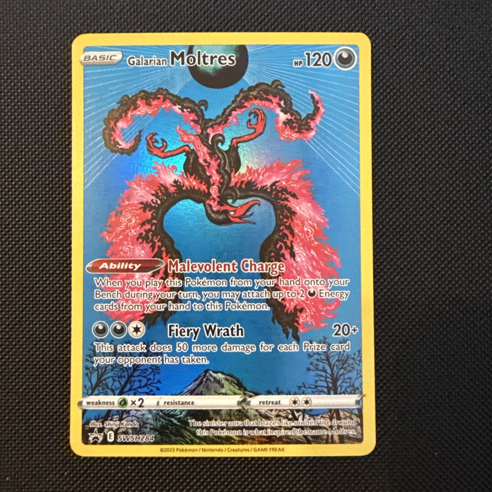 Galarian Moltres SWSH284 SWSH: Sword & Shield Promo Cards Holo NM