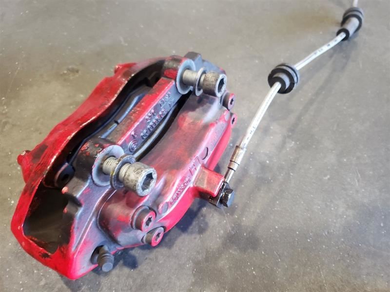 2007 Maserati Quattroporte Brake Caliper Set With Connection Lines OEM