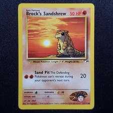 Brock's Sandshrew 72/132 Unlimited Common Gym Heroes Pokemon Near Mint on eBay