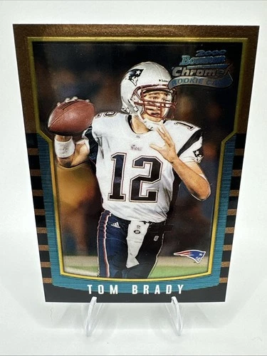 2000 BOWMAN CHROME - TOM BRADY ROOKIE CARD #236