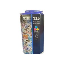 Epson 215 Standard Capacity Black  Tri-color Cartridge Combo Pack