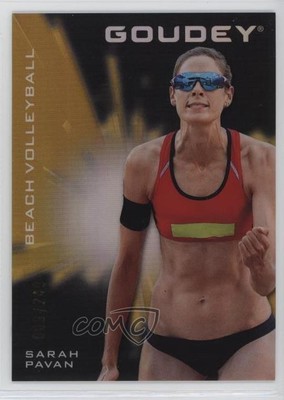 2021 Upper Deck Goodwin Champions Goudey Black Gold /249 Sarah Pavan #G13