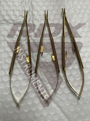 HU FRIEDY Castroviejo Needle Holder Straight Pherma Sharp7 18 cmNH5024 3 pcs