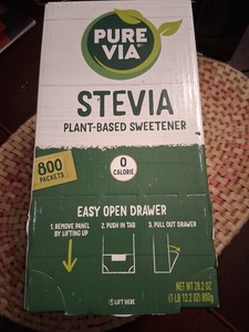 Pure Via Stevia Sweetener 28.2Oz (800 Packets)