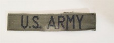 US Army Name Tape Sew On Patch Military Style 5 Damaged