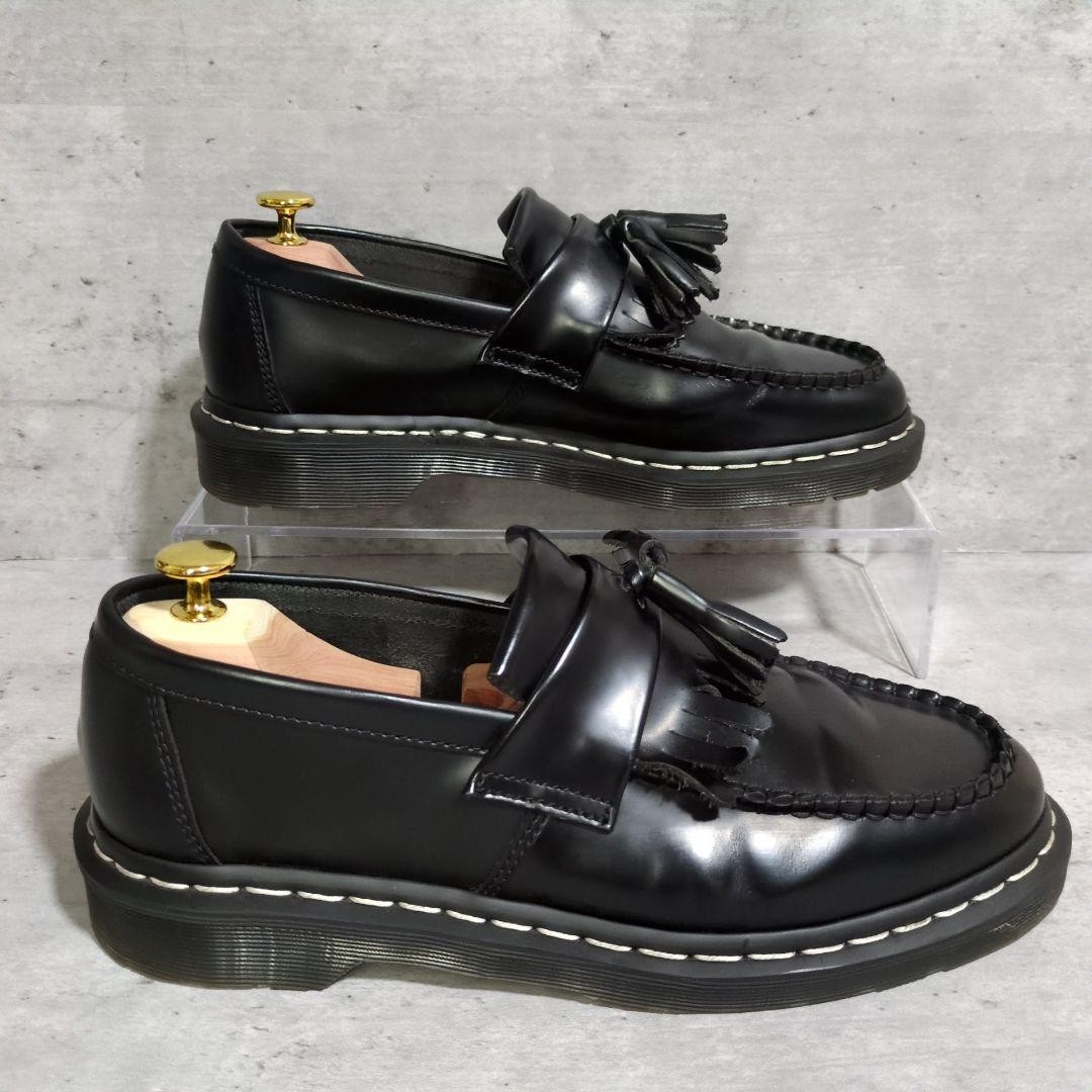 Dr.Martens Adrian WS Tassel Loafer Black Leather UK8/27cm Pre-Owned Boxed image 6