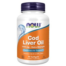 Cod Liver Oil 1000 mg 90 SoftGels By Now Foods