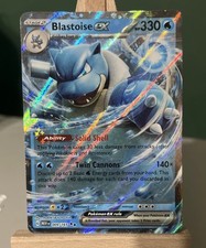 Blastoise EX 009/165 Scarlet & Violet-151 Pokémon TCG NM/M