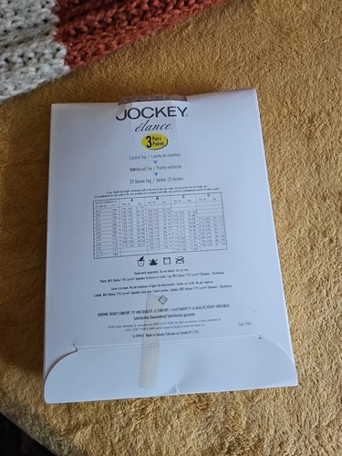 Jockey Élance Pantyhose Lot (2) 3-Pack Vintage 2002 Sand Sable Control Top NOS - Bild 8 von 8