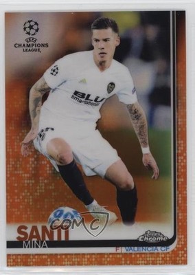 2018-19 Topps Chrome UEFA Champions League 7/25 Santi Mina #85 Rookie RC 0jx5