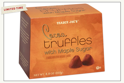 Trader Joe's Cocoa Truffles w/ Maple Sugar Collection Limited Seasonal  Edition | eBay